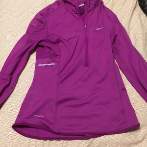 Magenta Nike running sweatshirt